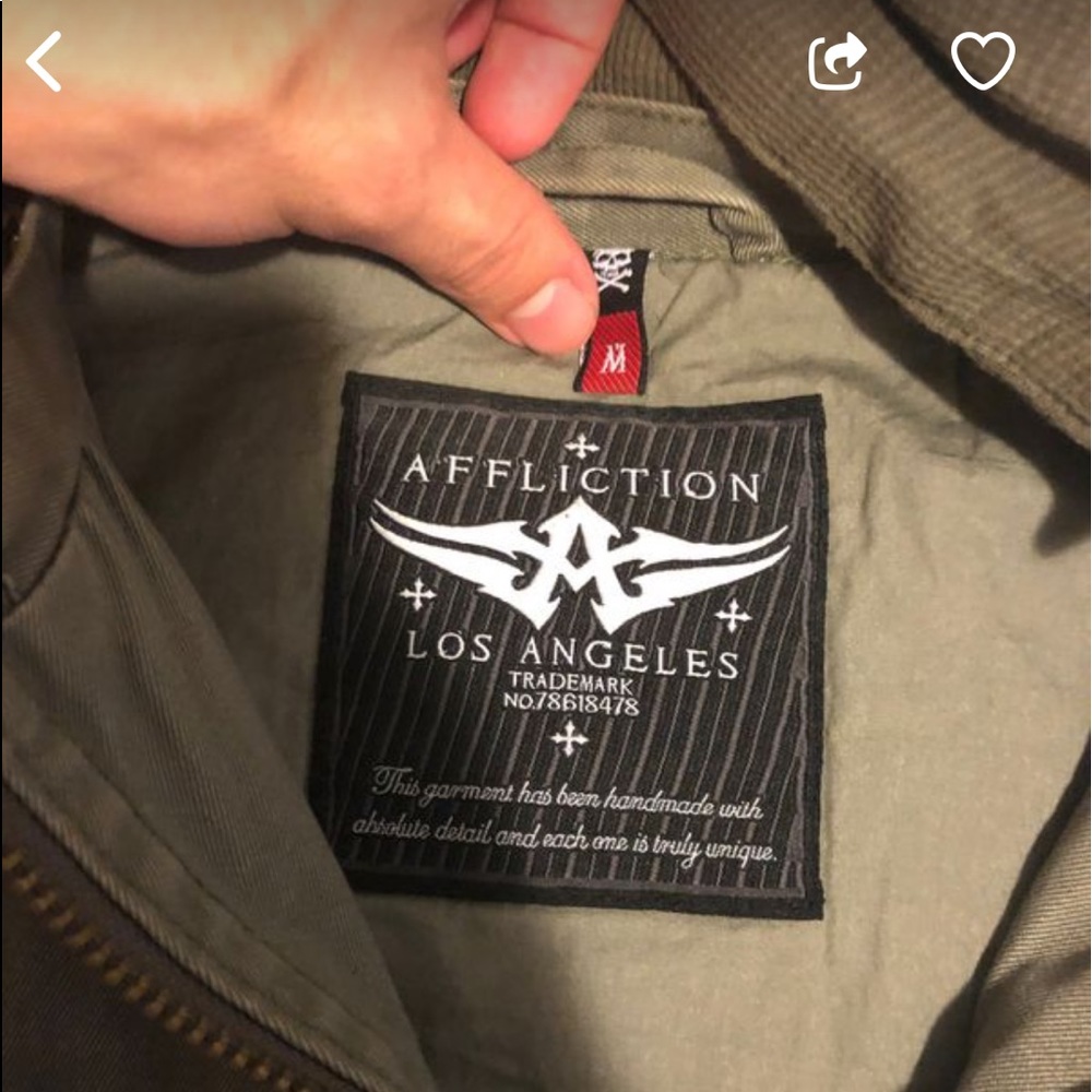 Affliction jacket